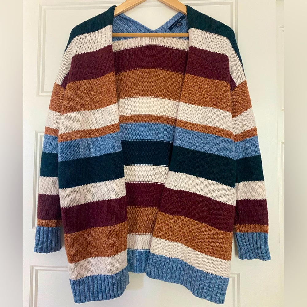 American Eagle Striped Cardigan